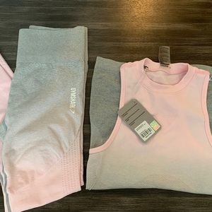 gymshark legging :m: seamless vest